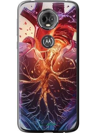 Чехол на motorola moto e5 plus crystal heart "6070u-1412-10746"