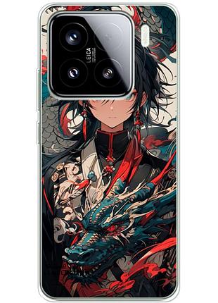 Чохол силіконовий з картинкою на xiaomi 15 (аніме, anime)