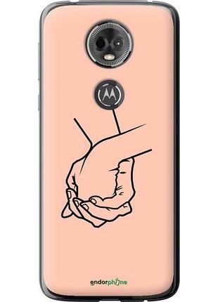 Чехол на motorola moto e5 plus руки "4896u-1412-10746"