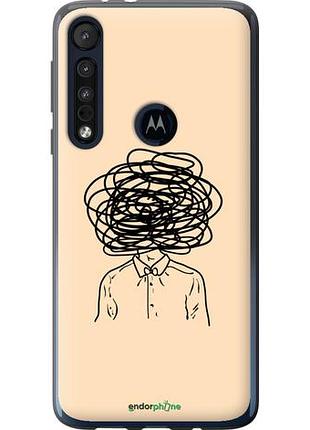 Чехол на motorola one macro мысли "4568u-1812-10746"