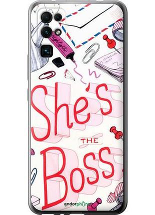 Чехол на huawei honor 30 she's the boss "4254u-1921-10746"