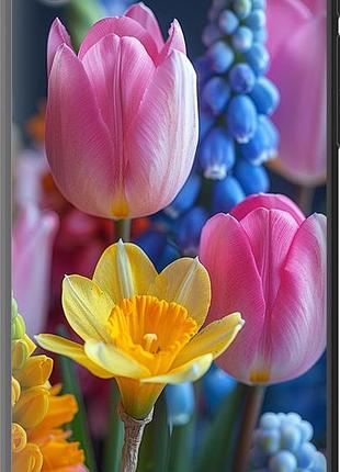 Чехол на htc desire 816 весенние цветы "6058u-169-10746"