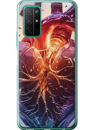 Чехол на huawei honor 30s crystal heart "6070u-1897-10746"