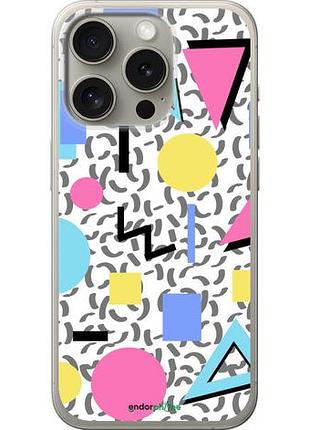 Чехол на iphone 15 pro color shapes "4893u-3096-10746"