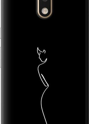 Чехол на motorola moto g4 силуэт1 "4590u-511-10746"