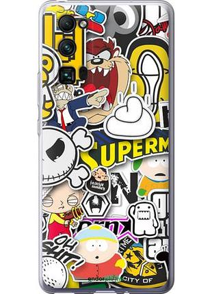 Чехол на huawei honor 30 pro popular logos "4023u-1920-10746"