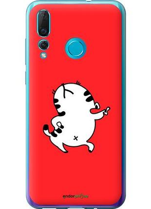 Чехол на huawei nova 4 котик "4577u-1632-10746"