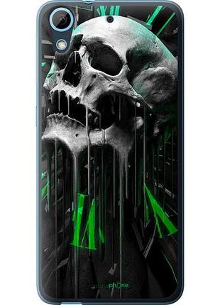 Чехол на htc desire 626g череп-часы "4100u-144-10746"