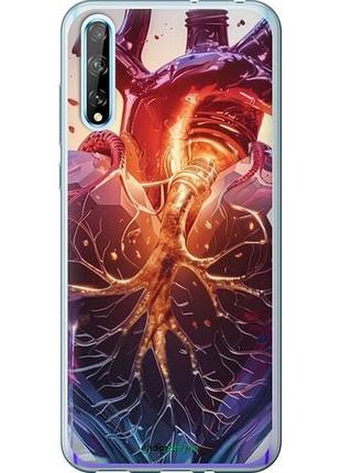 Чехол на huawei p smart s crystal heart "6070u-1813-10746"