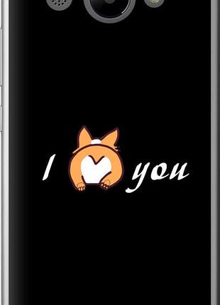 Чехол на huawei y3 2017 люблю "4586u-991-10746"