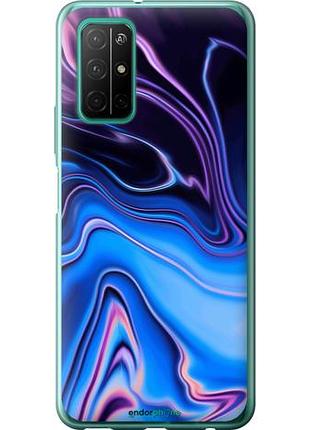 Чехол на huawei honor 30s узор воды "4491u-1897-10746"