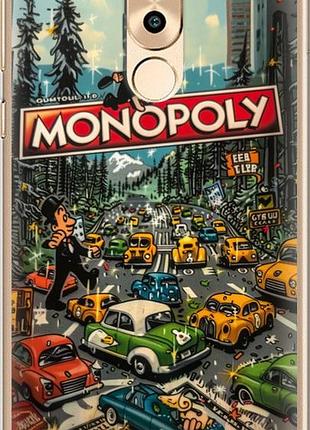 Чехол на huawei mate 9 lite городской драйв monopoly "6088u-474-10746"