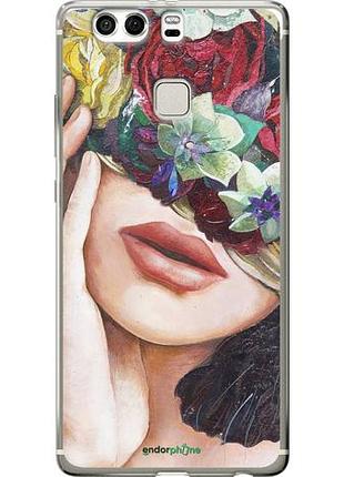 Чехол на huawei p9 plus head flower "4460u-300-10746"