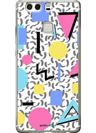 Чехол на huawei p9 plus color shapes "4893u-300-10746"