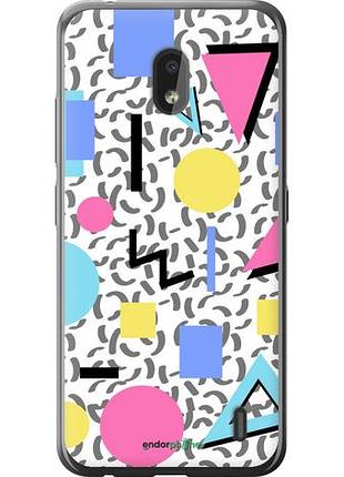 Чехол на nokia 2.2 color shapes "4893u-1706-10746"