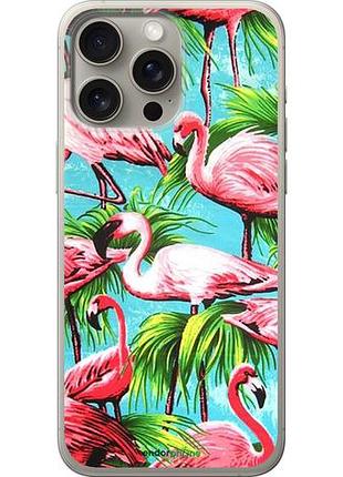 Чехол на iphone 15 pro max tropical background "4016u-3098-10746"
