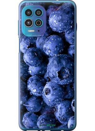 Чехол на motorola edge s голубика "4459u-2860-10746"