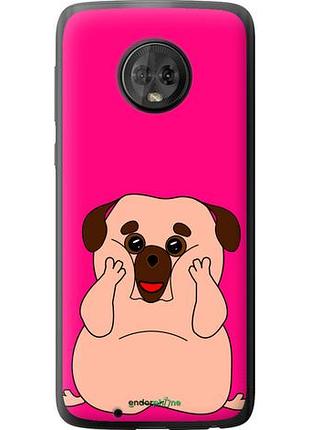 Чохол на motorola moto g6 веселий мопс "4908u-982-10746"