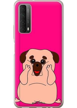 Чохол на huawei p smart 2021 веселий мопс "4908u-2100-10746"