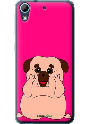 Чохол на htc desire 626g веселий мопс "4908u-144-10746"