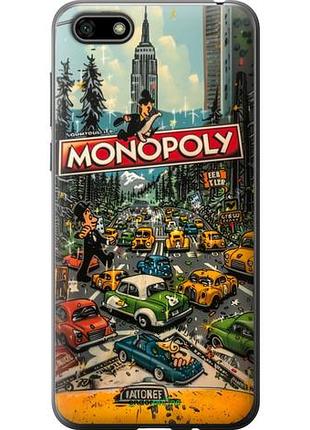 Чехол на huawei y5 2018 городской драйв monopoly "6088u-1500-10746"