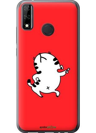 Чехол на huawei p smart 2020 котик "4577u-2060-10746"