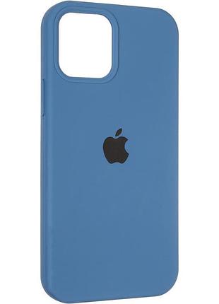 Чехол fiji silicone case для apple iphone 15 бампер накладка soft touch с микрофиброй space blue