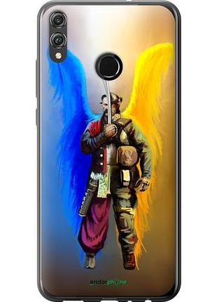 Чехол на huawei honor 8x воин-ангел "5317u-1596-10746"