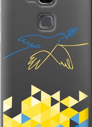 Чехол на huawei ascend mate 7 птица мира "5231u-140-10746"