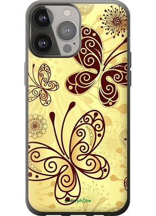 Чехол на iphone 13 pro max красивые бабочки "4170u-2371-10746"