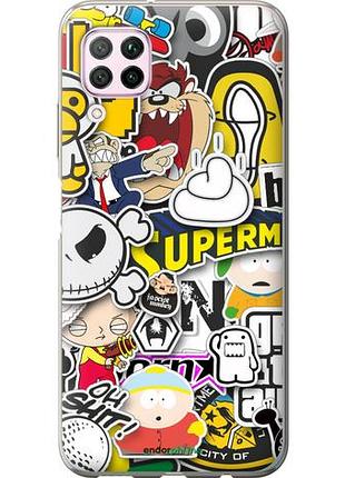 Чехол на huawei nova 6se popular logos "4023u-1823-10746"