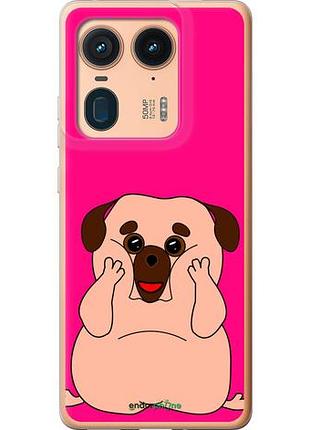 Чехол на motorola moto x50 ultra весёлый мопс "4908u-3866-10746"