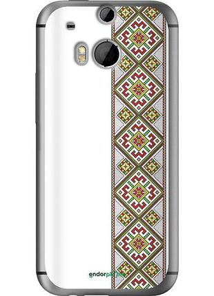 Чехол на htc one m8 dual sim вышиванка 8 "574u-55-10746"
