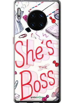 Чехол на huawei mate 30 pro she's the boss "4254u-1796-10746"