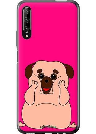 Чохол на huawei p smart pro веселий мопс "4908u-1906-10746"