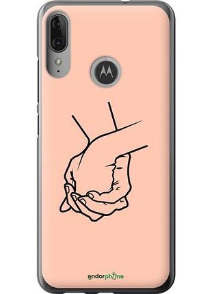 Чехол на motorola moto e6 plus руки "4896u-1780-10746"