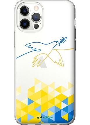 Чехол на iphone 12 птица мира "5231u-2053-10746"
