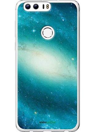 Чехол на huawei honor 8 голубая галактика "177u-351-10746"