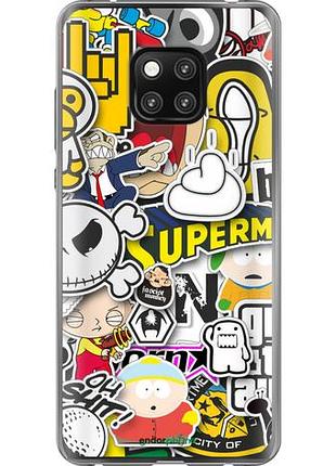 Чехол на huawei mate 20 pro popular logos "4023u-1567-10746"