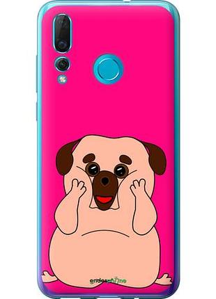 Чохол на huawei nova 4 веселий мопс "4908u-1632-10746"