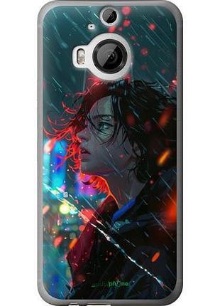 Чехол на htc one m9 plus ночные огни "6096u-134-10746"