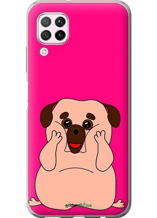 Чохол на huawei p40 lite веселий мопс "4908u-1887-10746"