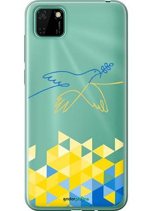 Чехол на huawei y5p птица мира "5231u-1936-10746"