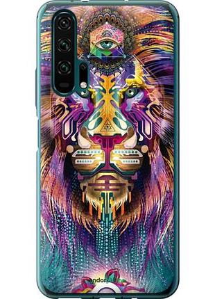 Чехол на huawei honor 20 pro люминесцентный лев "4037u-1702-10746"