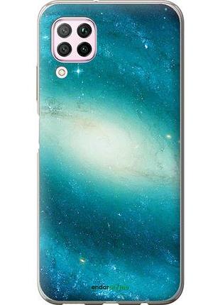 Чехол на huawei p40 lite голубая галактика "177u-1887-10746"
