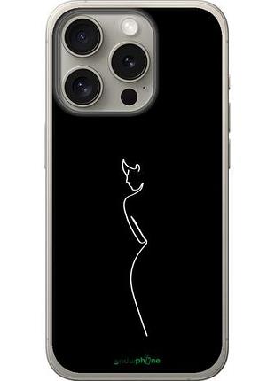 Чехол на iphone 15 pro силуэт1 "4590u-3096-10746"
