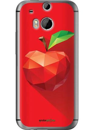 Чехол на htc one m8 яблоко "4696u-30-10746"