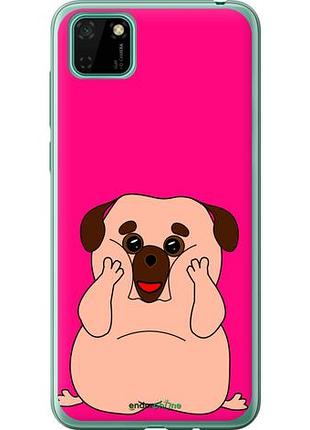 Чохол на huawei y5p веселий мопс "4908u-1936-10746"