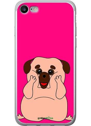 Чохол на iphone 7 веселий мопс "4908u-336-10746"