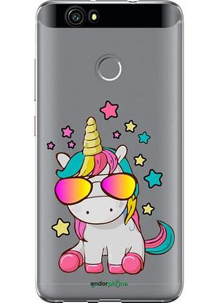 Чехол на huawei nova единорог в очках "4879u-439-10746"